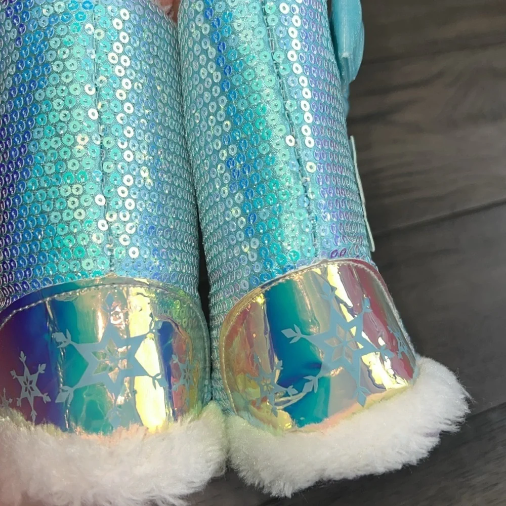 Frozen 2 sequenced slipper booties